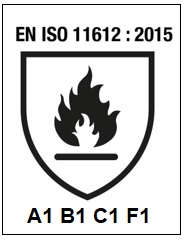 EN ISO 11612 : 2015 A1 B1 C1 F1