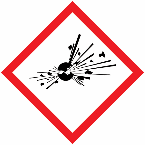 Panneau danger "explosion"